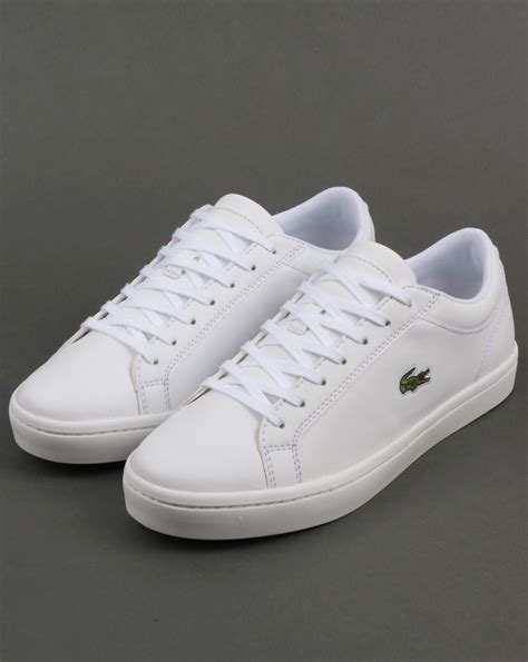 womens white lacoste trainers